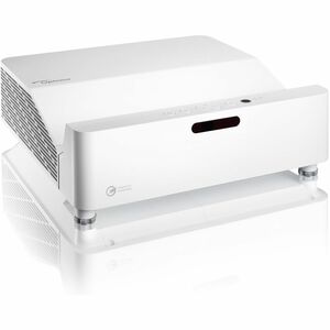 Optoma ZW410UST 3D Ultra Short Throw DLP Projector - 16:10 - Portable - White - Front - 30000 Hour Normal Mode - 300,000:1