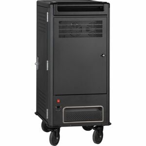 V7 CHGCT30USBCPD-2E Charging Cart - Push Handle Handle - 4 Casters - 127 mm Caster Size - High-grade Cold Rolled Steel, St
