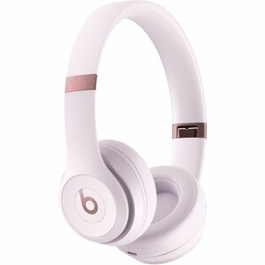 Beats by Dr. Dre Beats Solo 4 On-Ear Wireless Headphones Cloud Pink - Siri - Stereo - Mini-phone (3.5mm), USB Type C - Wir