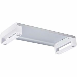 StarTech.com Ergonomic Monitor Riser Stand, Up to 33lb/15kg, Fixed height 3.5in/9cm, Desktop Computer Monitor/Laptop Riser