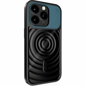 STM Goods Case for Apple iPhone 15 Pro Max Smartphone - Black Atlantic - Impact Absorbing, Drop Resistant - Acrylonitrile 