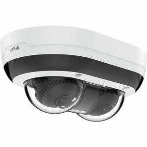 AXIS P4708-PLVE 8 Megapixel Outdoor 4K Netzwerkkamera - Farbe - Kuppel - Schwarz - TAA-konform - 15 m Infrarot Nachtsicht 