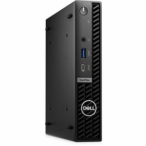 Dell OptiPlex 7000 7020 Desktop Computer - Intel Core i3 14th Gen i3-14100T - 8 GB - 256 GB SSD - Micro PC - Black - Intel