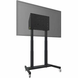 SmartMetals Display-Wagen - 120 kg Belastbarkeit - 4 Rollen - Metall - 1058 mm Breite x 772 mm Tiefe x 1795,5 mm Höhe - Sc