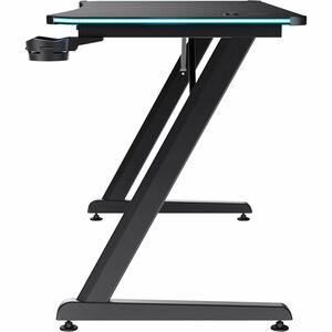 Trust Gaming Luminus GXT 709 Gaming-Tisch - Schwarz Oberseite - 1200 mm Tischplatte Breite x 600 mm Tischplatte Tiefe - 74