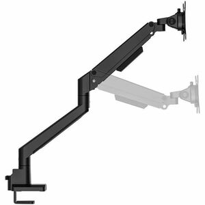 Neomounts NEXT Slim Mounting Arm for Flat Panel Display, Curved Screen Display, Monitor, Display Screen - Black - Height A