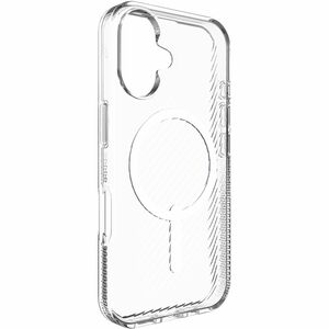 ZAGG Luxe Snap Case for Apple iPhone 16 Smartphone - Ripple Pattern, Textured Edges - Clear - Drop Resistant, Anti-slip, W