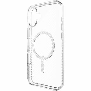 ZAGG Luxe Snap Case for Apple iPhone 16 Plus Smartphone - Ripple Pattern, Textured Edges - Clear - Drop Resistant, Anti-sl