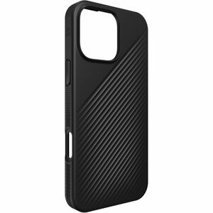 ZAGG Luxe Snap Case for Apple iPhone 16 Pro Max Smartphone - Ripple Pattern, Textured Edges - Black - Drop Resistant, Anti