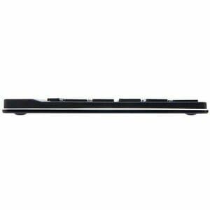 R-Go Compact Break Keyboard - Wireless Connectivity - USB Type C Interface - Belgian - AZERTY Layout - Black - Scissors Ke