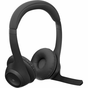 Logitech Zone 305 Wireless Over-the-head, On-ear Stereo Headset - Midnight Black - Microsoft Teams Certification - Binaura