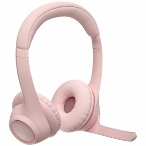 Logitech Zone Wireless Over-the-head, On-ear Stereo Headset - Rose - Binaural - Supra-aural - 3000 cm - Bluetooth - 32 Ohm