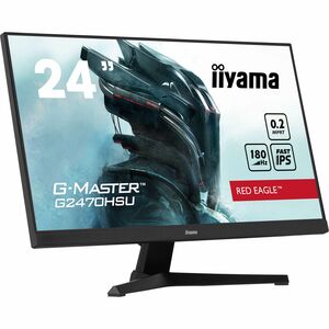 iiyama G-MASTER Red Eagle G2470HSU-B6 24 Zoll Class Full HD LED-Monitor - 16:9 Format - Mattschwarz - 60,5 cm (23,8 Zoll) 
