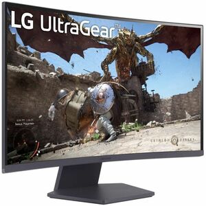 LG UltraGear 27GS60QC-B 27" (68.6 cm) Class WQHD Curved Screen Gaming LED Monitor - 16:9 - 27" (68.6 cm) Viewable - Vertic