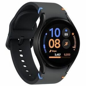 Samsung Galaxy Watch FE SM-R861 Smart Watch - Round Case Shape - Black Body Color - Aluminium Case Material - Wireless LAN