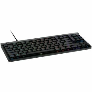 Logitech G G515 TKL Gaming Keyboard - Cable Connectivity - USB Interface - RGB LED - French - AZERTY Layout - Black - GL T