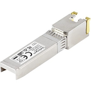 StarTech.com SFP+ - 1 x RJ-45 Duplex 10GBase-T Network LAN - 1 Each - For Data Networking - Twisted Pair10 Gigabit Etherne