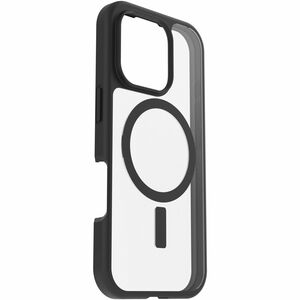 OtterBox React Case for Apple iPhone 16 Pro Smartphone - Black Crystal (Clear/Black) - Retail - 1 - Drop Resistant, Scrape