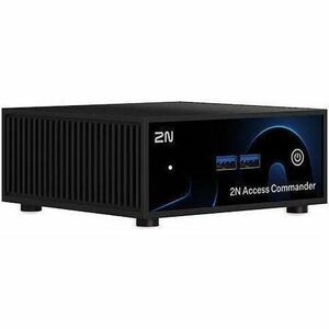 2N Access Commander Box 2.0 Desktop Computer - Intel N-Series N100 - 16 GB - 250 GB SSD - Mini PC - Black, Blue - Intel Chip