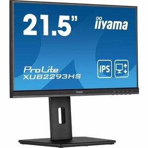 Moniteur LED iiyama ProLite XUB2293HS-B3 22" Class Full HD - 16:9 - Noir mat - 54,6 cm (21,5") Viewable - Technologie IPS 