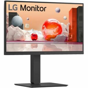 Monitor LED LG 24BA850-B 609,6 mm (24,0") Class Webcam Full HD - 16:9 - Nero tessuto - 60,5 cm (23,8") Viewable - Tecnolog