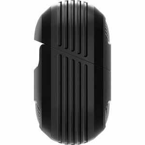 Spigen Rugged Armor Charging Case Samsung Earbud - Matte Black - Thermoplastic Polyurethane (TPU), Metal Body - Carbon Fib