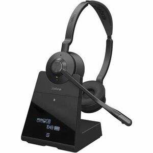 Jabra Engage 75 SE Headset - Stereo - Wireless - Bluetooth/DECT - 492.1 ft - 40 Hz to 16 kHz - On-ear, Over-the-ear - Bina