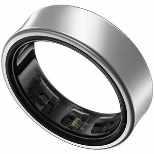Samsung Galaxy Ring, Size 10, Titanium Silver - Finger - Accelerometer, PPG Sensor, Temperature Sensor - Sleep Quality, He