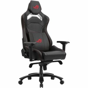 ROG Chariot X Core gaming chair in racing-car style featuring an adjustable high-density foam headrest memory-foam lumbar 