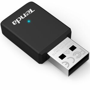 Tenda U11 IEEE 802.11 a/b/g/n/ac/ax Dual Band Wi-Fi Adapter for Desktop Computer, Notebook - USB 2.0 - 886 Mbit/s - 2.40 G