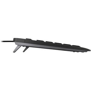 CHERRY STREAM Teclado - Cabo Conectividade - USB tipo A Interface - Inglês (Reino Unido) - QWERTY Layout - Preto - 6 Tecla