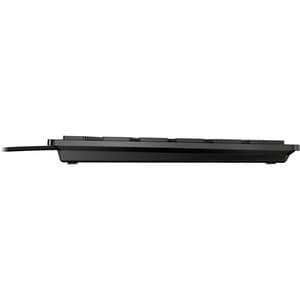 CHERRY KC 6000 SLIM Teclado - Cabo Conectividade - USB Interface - Francês - Preto - Multimedia Tecla(s) de acesso rápido