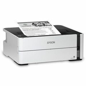 Epson M1180 Wired/Wireless Inkjet Printer - Monochrome - 1200 x 2400 dpi Print - Automatic Duplex Print - 100 Sheets Input