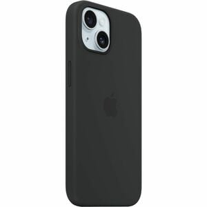 Apple Hülle für Apple iPhone 15 Smartphone - Schwarz - Seidig, Softtouch - Kratzfest, Sturzsicher - Silikon, MicroFiber - 