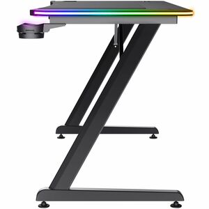Trust Luminus Gaming-Tisch - Schwarz Rechteck Top x 1200 mm Table Top Width x 600 mm Tischplatte Tiefe - 740 mm Höhe - Spi