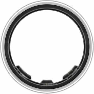 Samsung Galaxy Ring, Size 7, Titanium Silver - Finger - Android - Accelerometer, PPG Sensor, Temperature Sensor - Phone - 