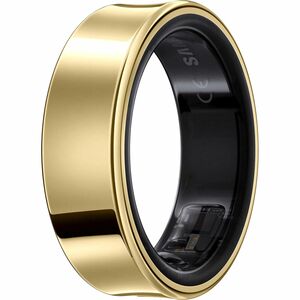 Samsung Galaxy Ring, Size 7, Titanium Gold - Android - Accelerometer, PPG Sensor, Temperature Sensor, Heart Rate Monitor -