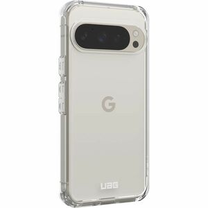 Urban Armor Gear Plyo Rugged Case for Google Pixel 9, Pixel 9 Pro Smartphone - Ice - Crystal Clear - Impact Resistant, Sho