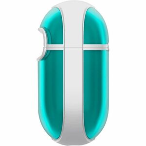 Spigen Classic C1 Charging Case Apple AirPods 4 - Bondi Blue - Polycarbonate Body - Carabiner Clip - 50.3 mm Height x 63 m