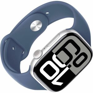 Apple Watch SE Smart Watch - 44 mm Case Height - 38 mm Case Width - Argenté Case Color - Denim Band Color - Aluminium Case