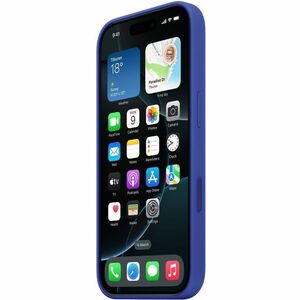 Apple Hülle für Apple iPhone 16 Pro Smartphone - Ultramarine - Seidig, Softtouch - Kratzfest, Sturzsicher - Silikon, Micro