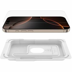 Belkin ScreenForce InvisiGlass 9H Tempered Glass Screen Protector for Apple iPhone 16 Pro - For OLED iPhone 16 Pro - Anti-