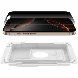 Belkin ScreenForce InvisiGlas 9H Glas Bildschirmschutz für iPhone 16 Pro - 1 Stück - für OLED iPhone 16 Pro - Antimikrobie