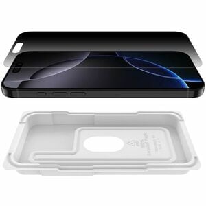 Belkin ScreenForce InvisiGlass 9H Glas, Gehärtetes Glas Bildschirmschutz für Apple iPhone 16 Pro Max - für OLED iPhone 16 