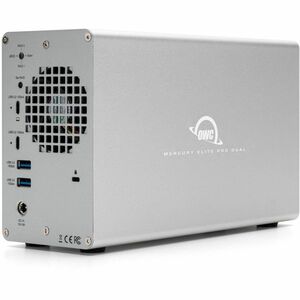 OWC Mercury Elite Pro Dual with 3-Port Hub - 2 x HDD Supported - 0 x HDD Installed - 2 x SSD Supported - 0 x SSD Installed