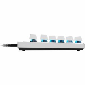 Logitech G PRO X TKL Gaming Keyboard - Cable Connectivity - USB Interface - RGB LED - English (US) - QWERTY Layout - White