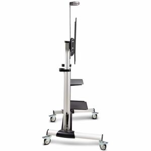StarTech.com Display Cart - 2 Shelf - Crank Handle - 99.79 kg Capacity - 4 Casters - 101.60 mm Caster Size - Aluminium - 1