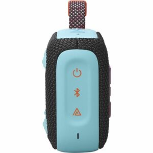 JBL Go 4 Portable Bluetooth Speaker System - 4.2 W RMS - Funky Black - 90 Hz to 20 kHz - Battery Rechargeable - 1