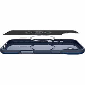 Spigen Thin Fit Case for Apple iPhone 16 Plus Smartphone - Navy Blue - Drop Resistant, Scratch Resistant, Shock Resistant 