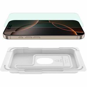 Belkin ScreenForce InvisiGlass Blue Light Filter Screen Protector for iPhone 16 Pro - For OLED iPhone 16 Pro - Impact Resi